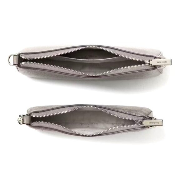 Kate Spade Womens Duet Hare Grey Suede Leather Small Crossbody New - Picture 6 of 11